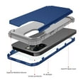 thumbnail image 2 of iPhone 12 Pro Max Case with Tempered Glass Screen Protector , Dteck Heavy Dual Layer Full Protection Rugged Shockproof Case Hard PC Protective Back Cover For Apple iPhone 12 Pro Max 6.7 inch, Blue, 2 of 6