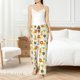 thumbnail image 4 of Balery Tiger Lion Pantalones de pijama para mujer, pijamas ultraligeros, pantalones de estar por casa-3X-Large, 4 of 6