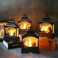 thumbnail image 2 of Creative Portable Vintage Witch Ghost Hand Castle Skull LED Lantern Simulation Flame Lamp Candle Lamp Bar Halloween Hanging Decor, 2 of 6