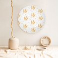 thumbnail image 5 of Daiia Wheat Printed Pattern Ceramic Plate Dinner Plates Bone China Decorative Plates with Display Stand Art Ceramic Ornaments for Wall Hanging Decoration-8in, 5 of 6
