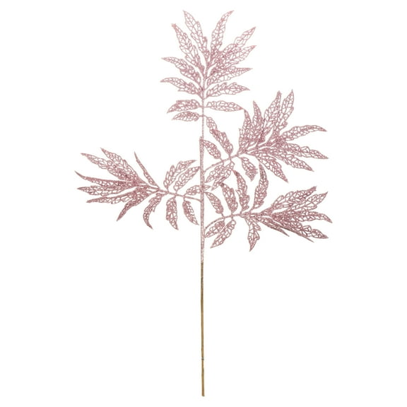 Vickerman 22" Mauve Glitter Sumac Artificial Christmas Spray. Includes 6 sprays per pack.