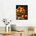 thumbnail image 2 of PIKWEEK Kitchen Fruits Canvas Wall Art Fresh Oranges Picture Painting Vintage Food Artwork for Home Dining Room Decor Framed Ready to Hang, 2 of 4