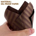 thumbnail image 4 of UPGRATOR 250Pack Disposable Baking Cups Tulip Shaped Oil Proof For Parties Weddings Birthdays, 4 of 5