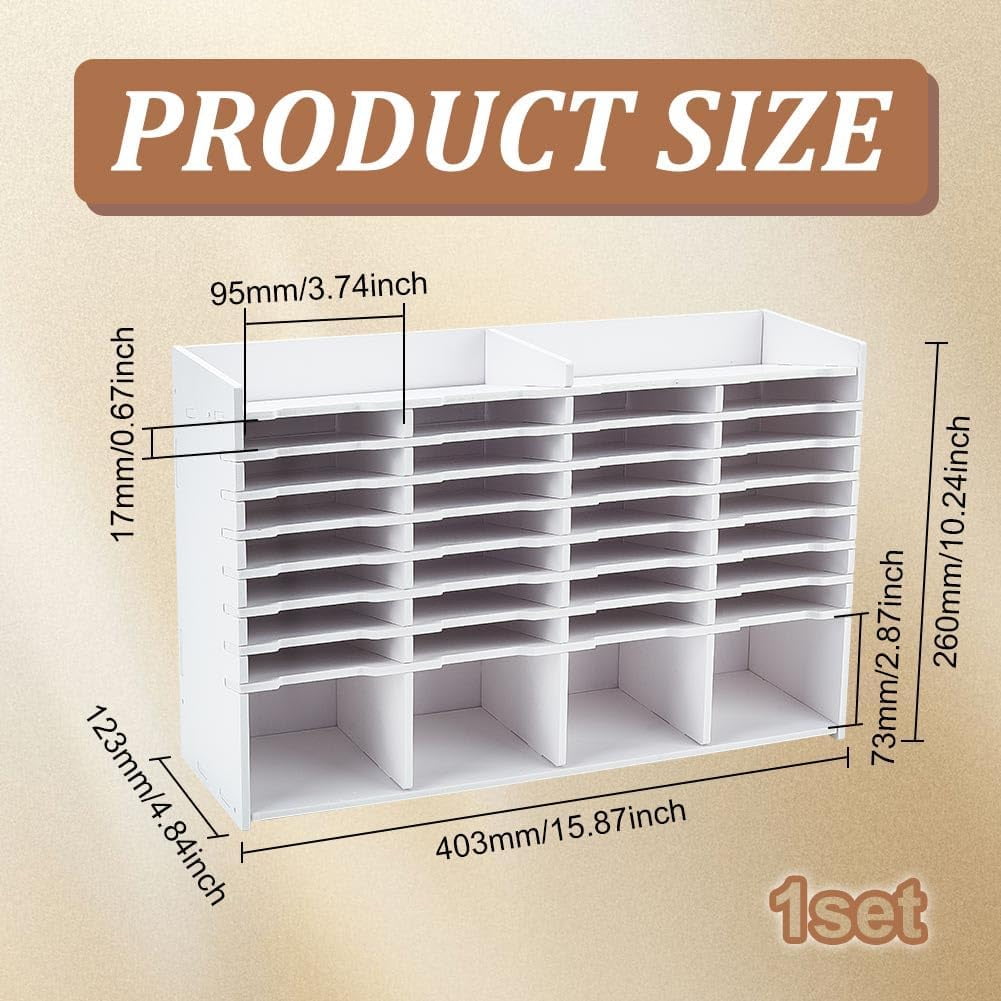 32 Slots Diamond Painting Tray Organizer PVC Detachable Diamond Painting Tray Tower Storage Holder