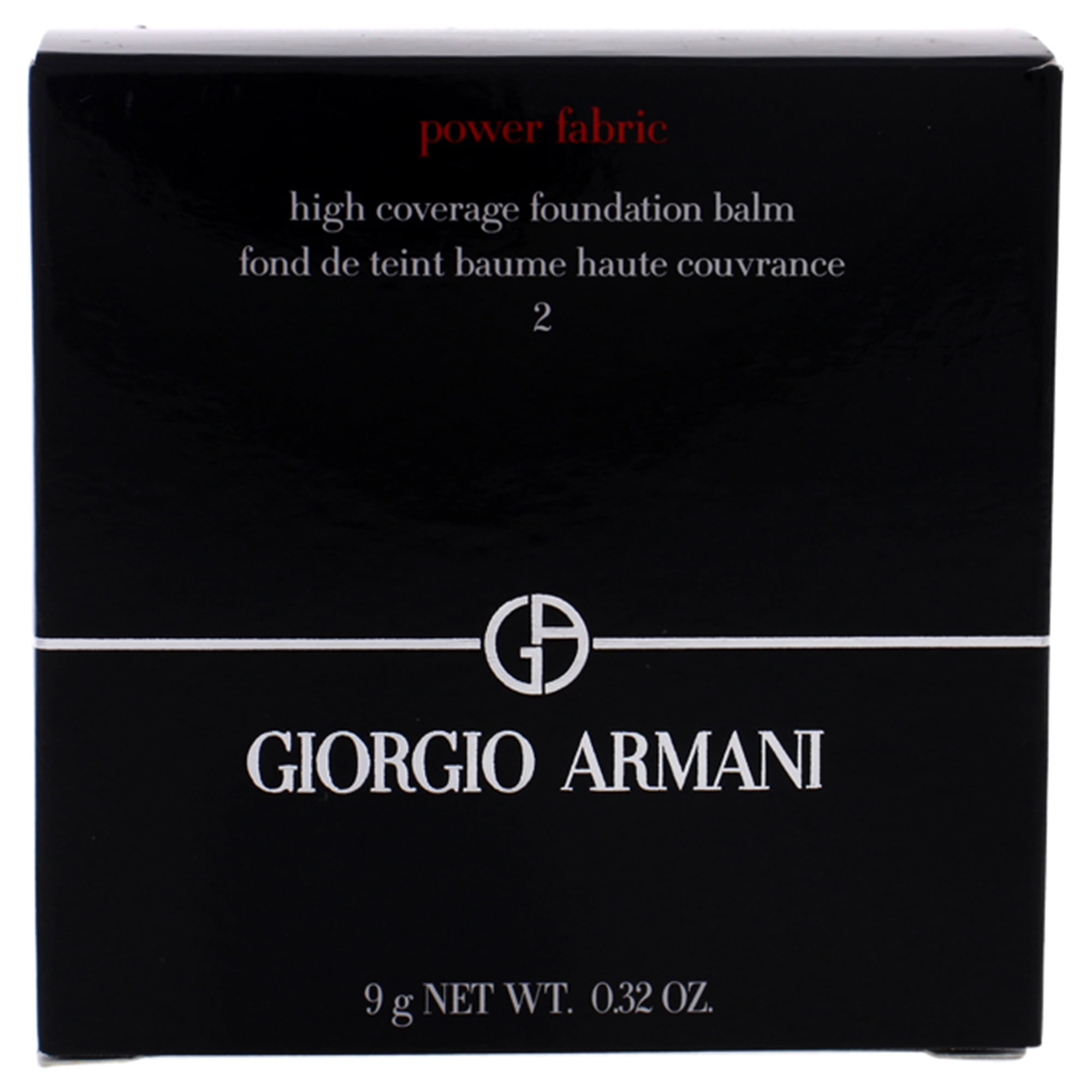 Giorgio Armani Power Fabric High Coverage Foundation Balm - 02, 0.32 oz Foundation