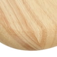 thumbnail image 3 of Luxshiny Round Serving Tray Dessert Salad Plate Brown Natural Wood for Kitchen Use 1Set, 3 of 6