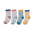 thumbnail image 1 of sweethay 4 piezas de calcetines de punto transpirables suaves de estilo Vintage de invierno, calcetines de algodón elásticos de diseño Simple, Medias Chico SG sweethay AP013198-04, 1 of 1