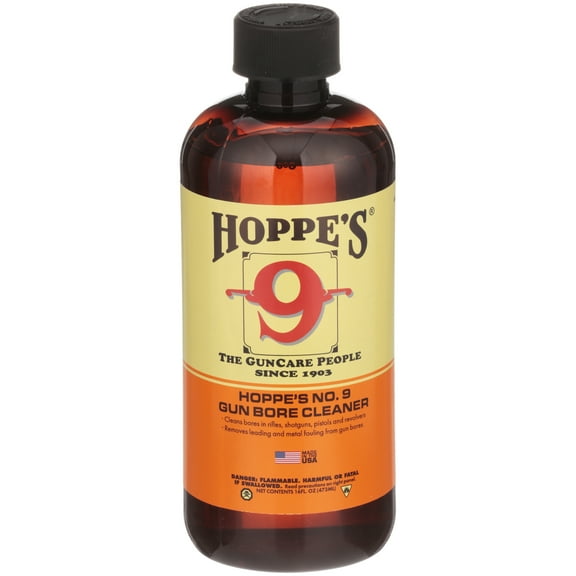 Hoppes No. 9 Gun Bore Cleaner 16 fl. oz. Bottle, 916