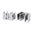 thumbnail image 2 of Bisagra de puerta de vidrio a vidrio de aleación de zinc de 180 grados, clips de sujeción de vidrio, 2 piezas, 2 of 2