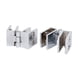 thumbnail image 2 of Bisagra de puerta de vidrio a vidrio de aleación de zinc de 180 grados, clips de sujeción de vidrio, 2 piezas, 2 of 2