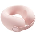 thumbnail image 1 of Almohada cervical de viaje Urnexttour para coche, espuma viscoelástica, rosa, 1 of 6