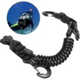 thumbnail image 2 of Scuba Diving Lanyard Strap, Dive Camera Lanyard With Quick Release Clips For Underwater Camera Lights, 2 of 5