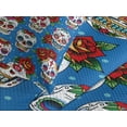 thumbnail image 4 of Ambesonne Sugar Skull Quilted Bedspread Set 3 Pcs, Mexican Retro Dots, King Size, Multicolor, 4 of 5