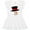 AA-White, variant on Inktastic Snowman with Top Hat and Carrot Nose Girls Toddler Dress