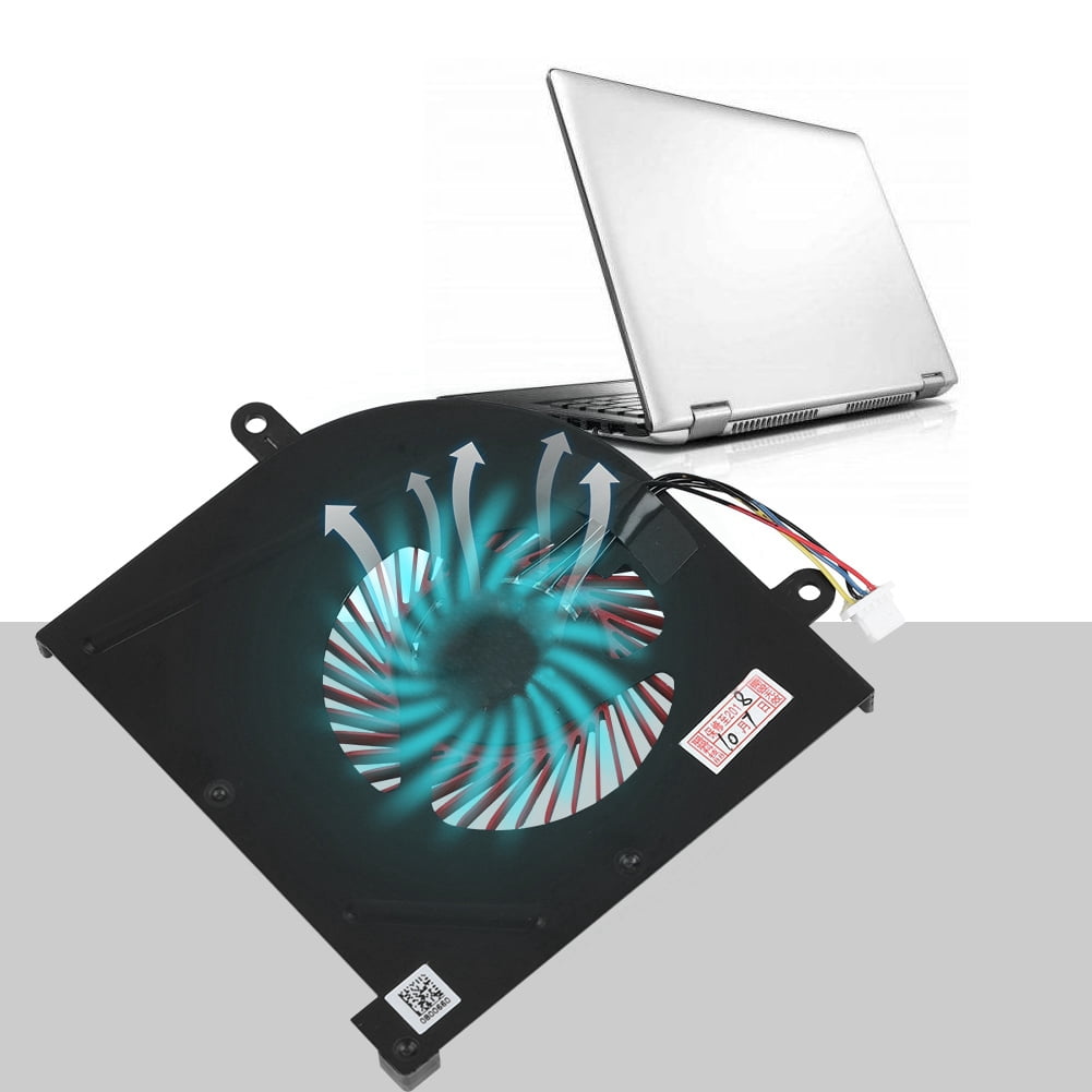 GPU Cooling Fan Replacement for MSI GS63VR GS73VR, Laptop Cooling Fan for  MSI GS63VR GS73VR Pro MS-16K2 MS-17B1 Efficient CPU GPU Cooler