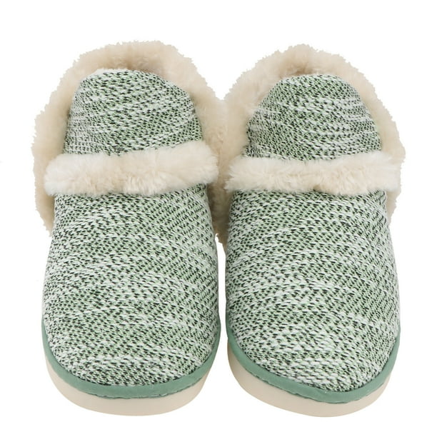 1 par de zapatos de algodón para el hogar de invierno Zapatos de piso cálido Zapatos de algodón espesado