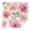 White, variant on Floral Square Tablecloth 42x42in(107x107cm) – Waterproof Polyester Printed Table Cover, Wrinkle Resistant & Washable for Kitchen Dining Picnic Party Decor, Thanksgiving,Christmas, Spring,Flower
