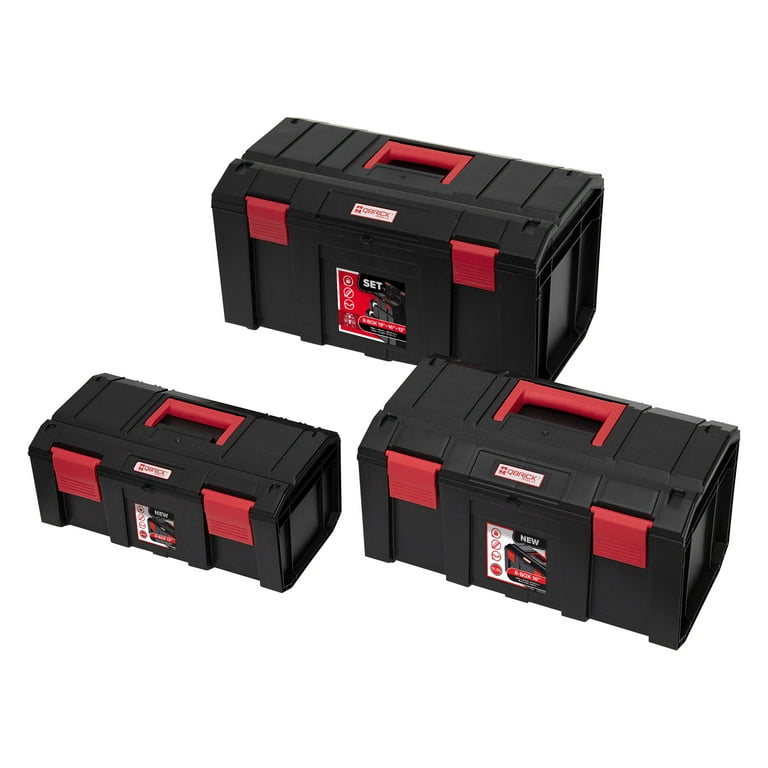 Qbrick Regular R-box 19, 16, and 13 Toolbox Set, Easy Tool Storage and  Transportation
