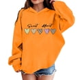 thumbnail image 2 of SJLDQY Girls Hoodies Casual Hooded Sweatshirt Long Sleeve Love-themed Graphic Pullover Tops Size 7-8 Years, 2 of 4
