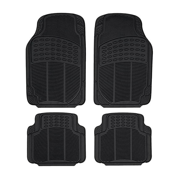 IROINID Car Floor Mats Four-piece PVC Waterproof Non-slip Universal Floor Mats