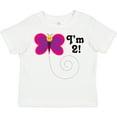 thumbnail image 3 of Inktastic 2nd Birthday I'm Two Girls Butterfly Girls Toddler T-Shirt, 3 of 5