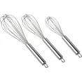thumbnail image 5 of 3 Pack Stainless Steel Whisks for Cooking - Essential Wire Whisk Stainless Steel for The Kitchen Egg Beate,Whisks Stainless Steel 8”,10”,12”,Strong, Durable, and Multifunctional, 5 of 7