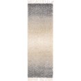 thumbnail image 1 of Unique Loom Hygge Shag Plush & Cozy Area Rug 2' 2 x 6' Runner Gray/Ivory, 1 of 1