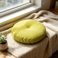 thumbnail image 6 of 16.54" Large Round Floor Cushion Pillow, Soft Thick Padded Seating Pad Futon Mattress for Living Room Sofa Balcony, Comfortable Reading Relaxation Seat, AKLJWH, 6 of 7