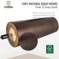 thumbnail image 2 of TCHOSUZ 8 inch / 20cm Wooden Furniture Legs, Set of 4 Solid Wood Tapered Sofa Legs Couch Feets with Hanger Bolt, Mid-Century Modern Replacement Feet for DIY Cabinet Cupboard Chair Ottoman Walnut, 2 of 6