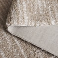 thumbnail image 6 of SAFAVIEH Rumi Barrett Striped Polyester Shag Area Rug, Beige/Ivory, 5'3" x 7'6", 6 of 8