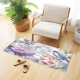 thumbnail image 2 of Coolnut Flowers & Bird Bath Rugs 39 x 20 Inch, Soft Absorbent Washable Plush Carpet with Non-Slip Rubber Back for Entryway, Bedroom, Kitchen, Bathroom Home Decor Gifts, 2 of 7