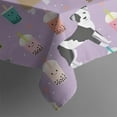 thumbnail image 5 of Boxer Dog Pitbull Terriers Dog and Drinks Square Tablecloth,Waterproof Square Table Cover,Wipeable Spillproof Washable Table Cover for Home Kitchen Party Decor 42"X42"(107x107cm), 5 of 6