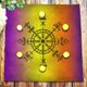 thumbnail image 1 of Ruedas de runas personalizables, símbolos mágicos, manteles de Tarot, manteles de Altar, almohadillas de oráculo espiritual, astrología pagana, brujería qym unisex, 1 of 2
