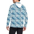 thumbnail image 5 of Wrtxtat Men's Sun Protection Hoodie UPF 50+ Fishing Hiking Shirt Long Sleeve SPF UV Shirt Rash Guard Lightweight Thin with Mesh Face Mask Sky Blue#03 M, 5 of 7