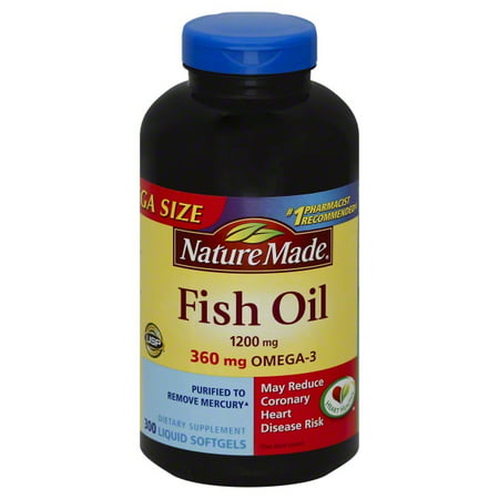 UPC 031604025861 product image for Nature Made Fish Oil Liquid Softgels Mega Size, 300ct | upcitemdb.com