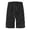 Black, variant on Men's Corduroy Shorts Elastic Waist Drawstring Straight Leg Relaxed Fit Summer Shorts for Men Casual with Pockets Beach Shorts for Spring and Summer