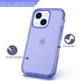 thumbnail image 3 of AMZER Crusta Hybrid Full Body Case for iPhone 13 with Built-in Screen Protector - Glitter Blue, 3 of 7