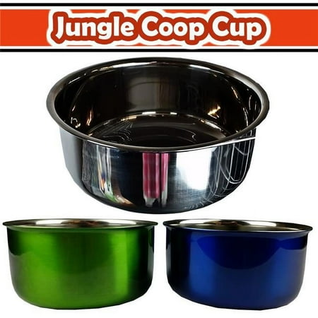 UPC: 0644472015089 | A&E Cage Company Coop Cup With Ring & Bolt Color Box (Stainless Steel)  30 Oz