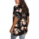 thumbnail image 5 of SAMPEEL - Camiseta de manga corta con cuello en V y estampado floral para mujer Zhivalor HMYH038-5, 5 of 5
