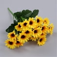 thumbnail image 5 of Fake Flowers Promotion Sale! Nomeni 24 Heads Artificial Sunflower Flowers Flowers Diy Wedding Bouquet Home Decoration;24 Heads Artificial Sunflower, Home Decor Clearance Sale Pink, 5 of 5