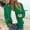 Green, variant on Women's Floral Print Casual Jacket Lightweight Zip Up Spring Coat Long Sleeve Outerwear Tops for Daily Wear