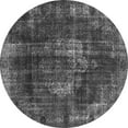 thumbnail image 1 of Ahgly Company Indoor Round Oriental Gray Industrial Area Rugs, 4' Round, 1 of 4