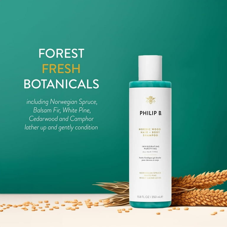 Philip B Nordic Wood Hair & Body Shampoo, 2oz - Walmart.com