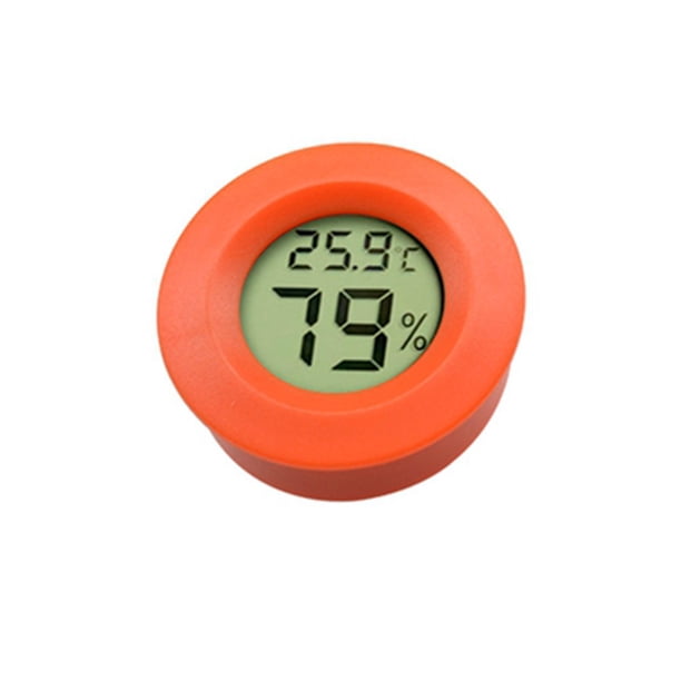 Methold Termómetro integrado Medidor de temperatura LCD Botón impermeable Medidor de Plástico Entrega rápida Accesorios para Electrónica Rojo
