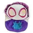 thumbnail image 1 of Squishmallow 10 inch Ghost Spider-Man Reversible Hoodie Plush, 1 of 4