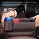 thumbnail image 3 of Bolsa de almacenamiento Organizador de relleno para espacio de asiento de coche, caja de almacenamiento de piel sintética para asiento delantero de coche con portavasos, organizador de coche para sost, 3 of 8