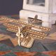 thumbnail image 4 of 145 piezas de madera 3D Retro avión rompecabezas modelo mecánico rompecabezas juguete niños montaje Hugtrwg Para estrenar, 4 of 9