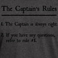 thumbnail image 3 of CafePress - Captain's Rules Dark T Shirt - Men's Classic Graphic Cotton T-Shirt, 3 of 4