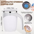thumbnail image 2 of 2026New Automatic Magnetic Stirring Coffee Mug, Magnetic Stirring Cup Rotating Home Office Travel Mixing Cups,Stainless Steel Self Mixing Mug for Coffee/Milk/Tea/Hot Chocolat, 2 of 12