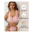 thumbnail image 6 of MINTREUS Women's Plus Size Everyday Bras for Women Wireless Bra Seamless T-Shirt Bra No Underwire Sleep Bra, 6 of 9